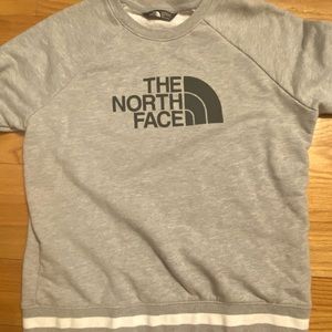 Women’s Grey North Face Sweatshirt Crewneck